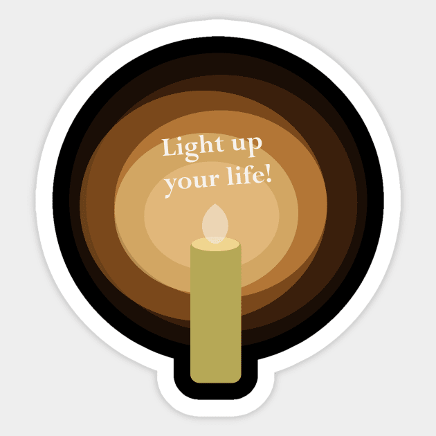 Candle Sticker by dddesign